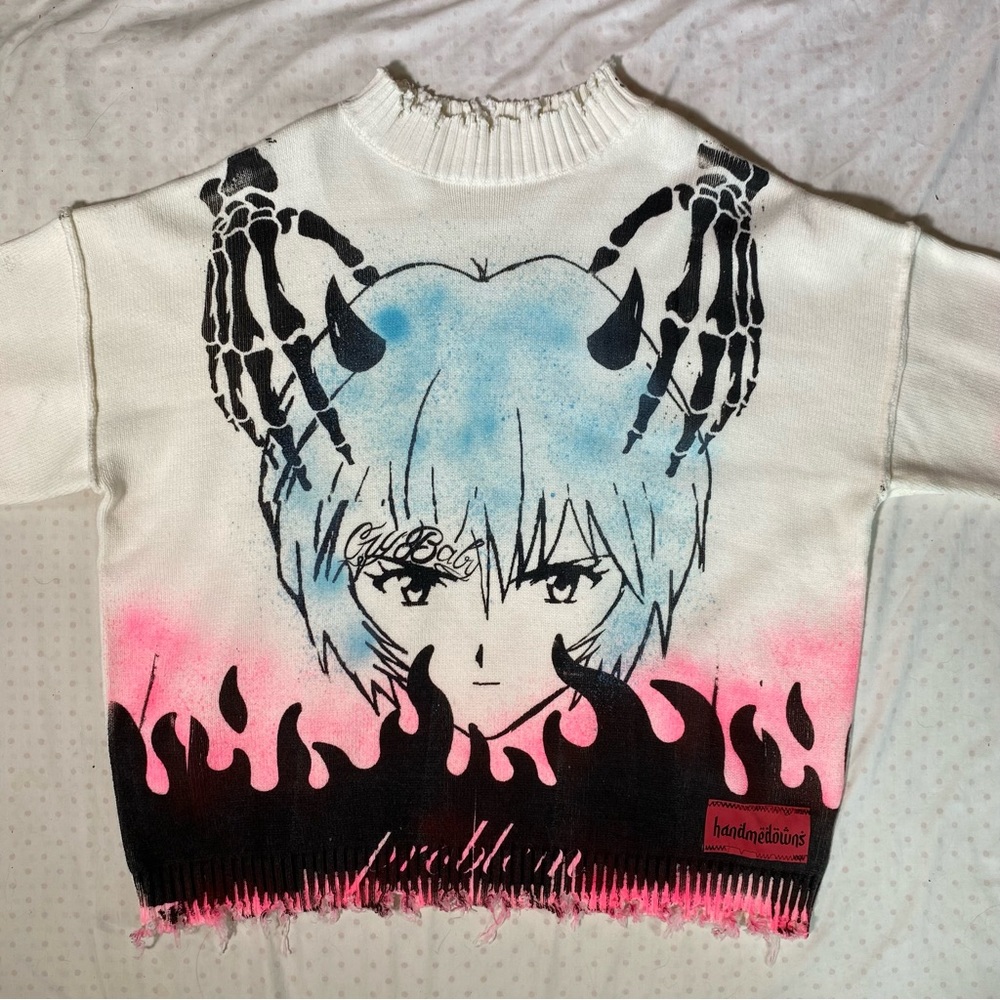 Handmedowns Anime Girl Sweater